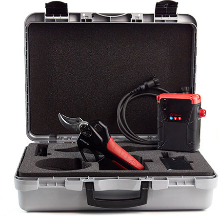 IBEA Kratos 40 Baumschere Bürstenlos 43.2V mit 1 Batterie & Maximalem Schnittdurchmesser 40mm im Transportkoffer