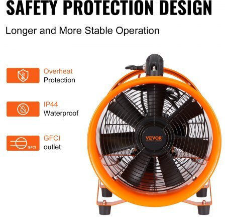 Portable Ventilator Vevor 304.8mm 10m Hose Industrial Use Bxs550w1012in2yw8v2