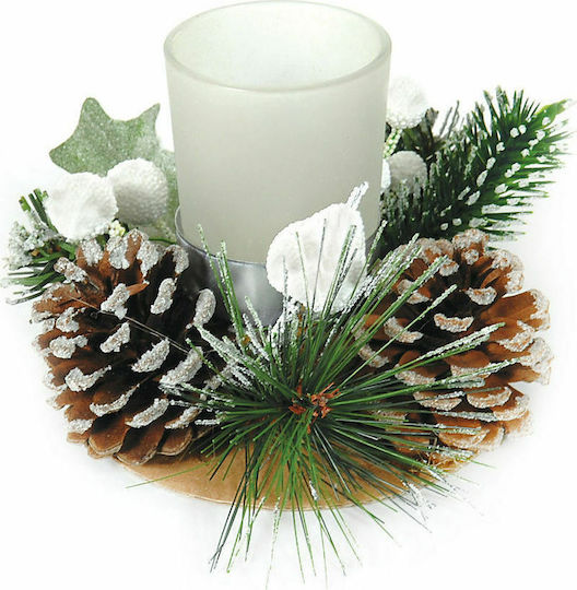 Lianos Christmas Candlestick 15x12cm