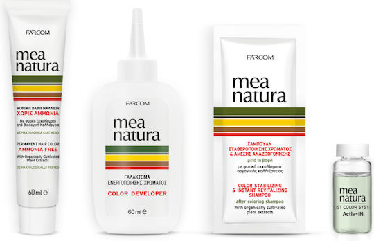 Farcom Mea Natura Боя за Коса Без Амоняк 7 Рус 60ml