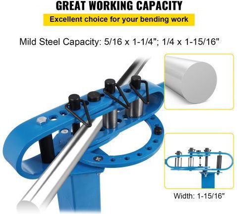 Îndoitore manuală compactă de metal Vevor 7 matrițe 2,5-7,6 cm Sdwgjyp38zh000001v0