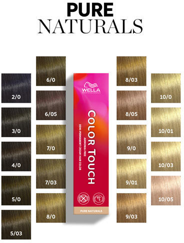Wella Color Touch Pure Naturals Vopsea Temporară De Păr Fără Amoniac 10/05 Pure Naturals 60ml