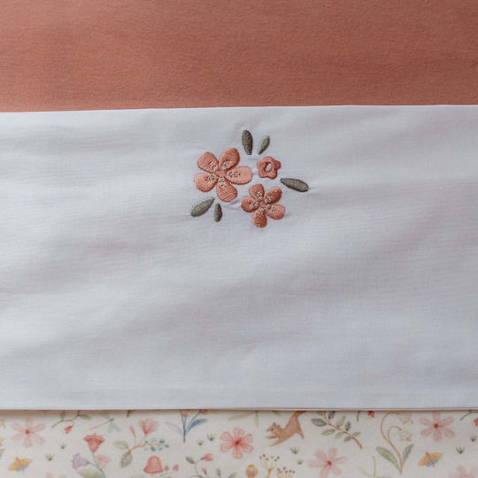 Little Dutch Baby Cradle Sheet Cotton Flowers Fairy Flowers 70x100cm