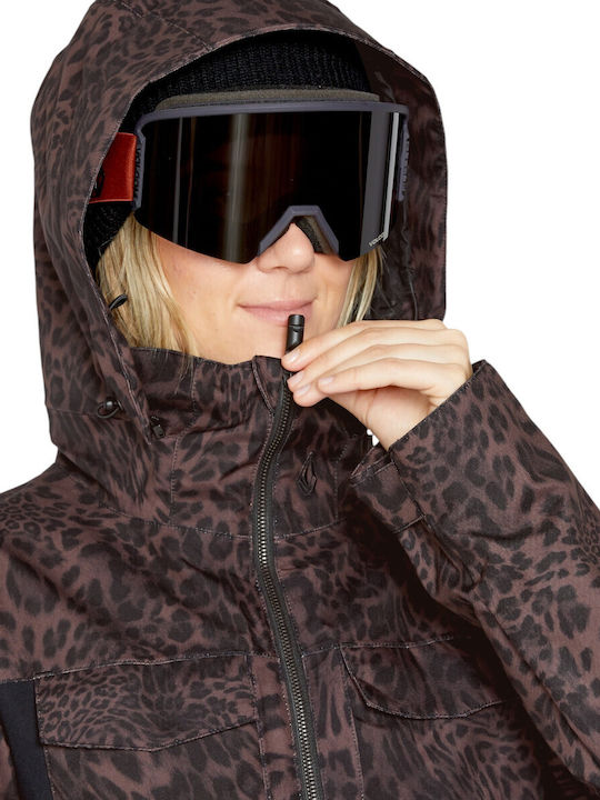 Volcom Shiloh Snow Suit H0652503-LEO Дамски Сноуборд-панталони Ски & Сноуборд Кафяв