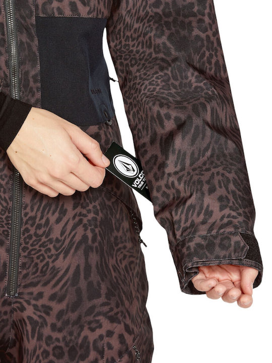 Volcom Shiloh Snow Suit H0652503-LEO Дамски Сноуборд-панталони Ски & Сноуборд Кафяв
