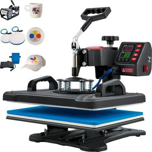 Vevor 5 in 1 Heat Press Machine 12x15 1250w Ftsdg1215220vyqjdv2