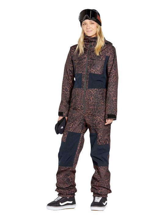 Volcom Shiloh Snow Suit H0652503-LEO Дамски Сноуборд-панталони Ски & Сноуборд Кафяв