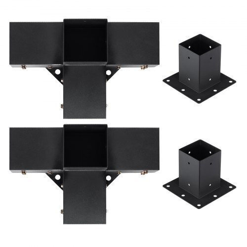 Vevor Base for Pergola made of Metal 10.16x10.16cm 4pcs
