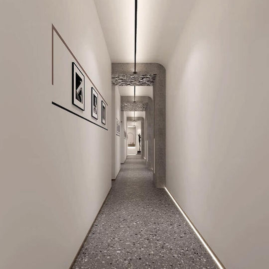 LED Γραμμικό Φωτιστικό Τοίχου Ρυθμιζόμενο Λευκό 500εκ.