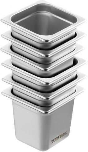 Vevor Продукт Gastronorm Неръждаема стомана GN1/6