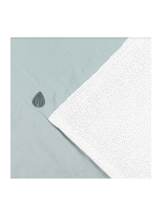 Nattou Blanket Nursery Swaddling Blankets Luna & Axel Light Blue 100x135cm