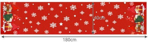 Christmas Runner 180x40cm Ruhhy 22482
