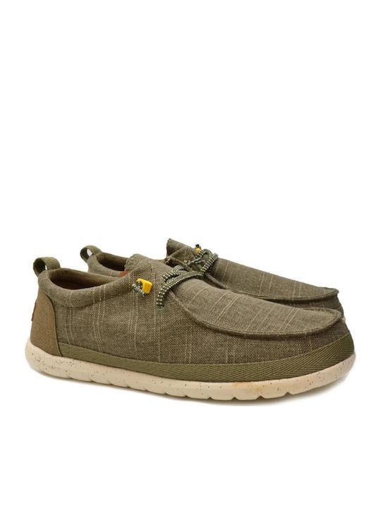 Kohala Ανδρικά Loafers σε Πράσινο Χρώμα