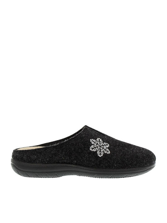 Winter Women's Slippers Black
