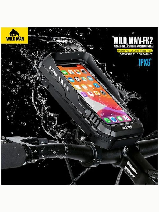 Wildman Gears Wildman Case Holder Fk2 Black Bicycle Frame Bag Black 14105238