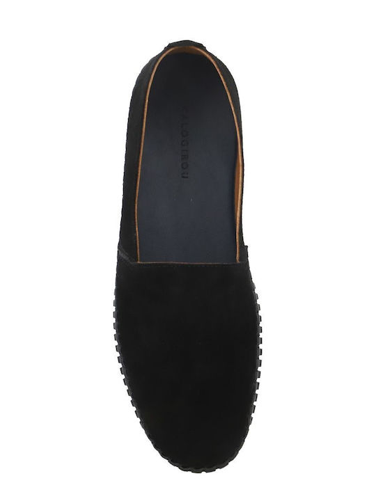 Women's Suede Espadrilles Black
