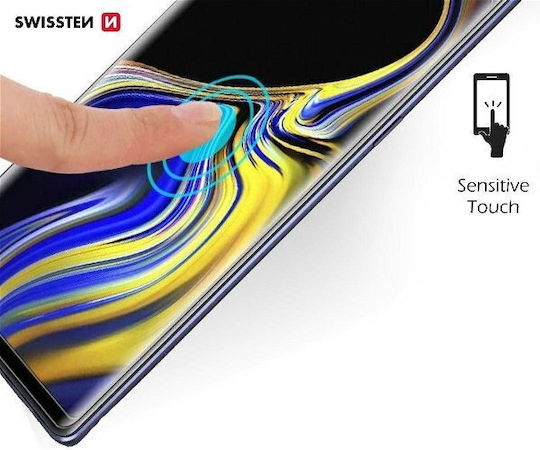 Swissten 3D 0.2mm Full Glue Full Face Tempered Glass Μαύρο (iPhone 15)