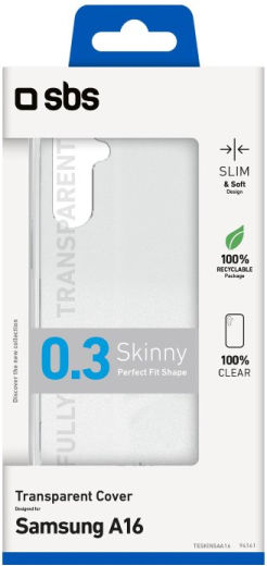 SBS Back Cover Σιλικόνης Διάφανο (Samsung A16 5G, SBS)