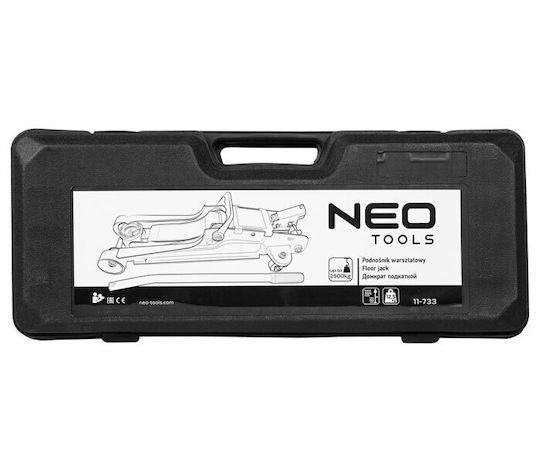 Neo Tools Μηχανικός Καροτσόγρυλος με Δυνατότητα Ανύψωσης έως 38.5εκ. και Φορτίο Βάρους έως 2.5 Τόνους