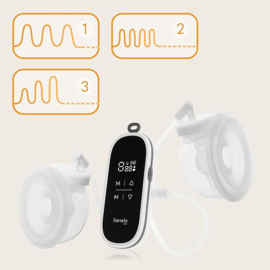 Lionelo Electric Double Breast Pump Twee Go Battery Transparent 150ml
