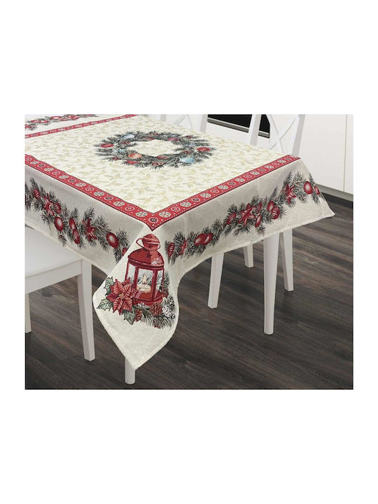Linea Home Xmas Light Tischtuch mit Blumen & Zweigen 2 Stück Linea Home Xmas Light Tischtuch mit Blumen & Zweigen 2 Stück