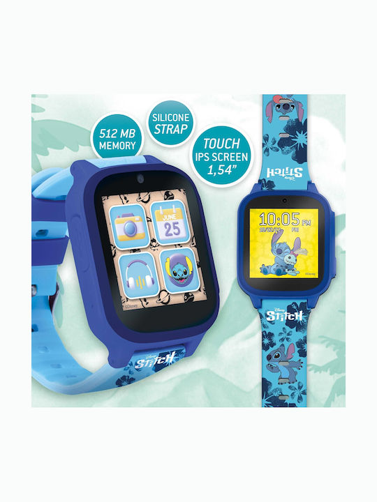 Disney Smartwatch Pentru Copii Stitch Albastru