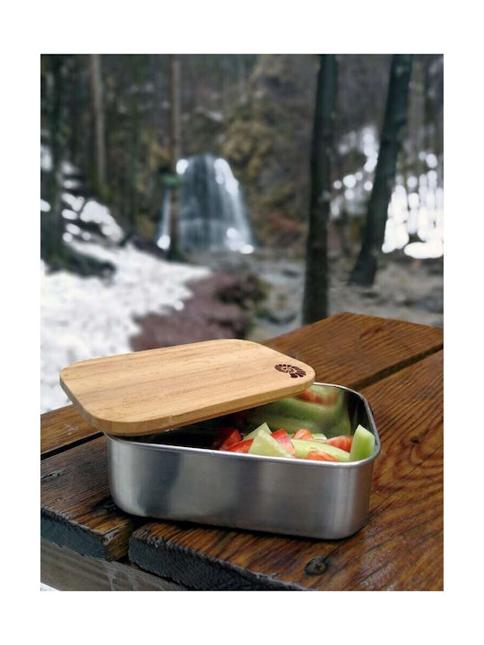 Origin Outdoors Δοχείο Φαγητού Inox Ασημί 800ml