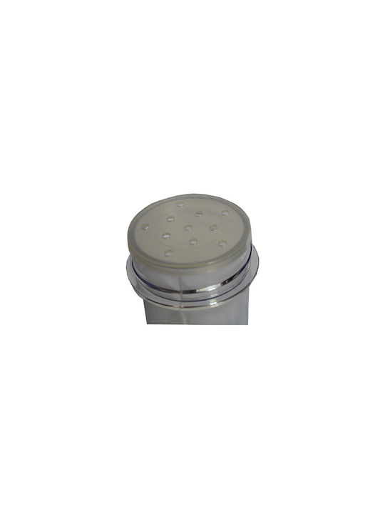 Plastic Tabletop Rotating Spice Rack Transparent