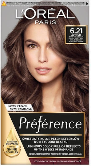 L'Oreal Paris Preference Hair Dye 6.21 Opera