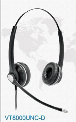 Ακουστικό Κεφαλής Vt8000unc Duo Τηλεφωνικές Συσκευές