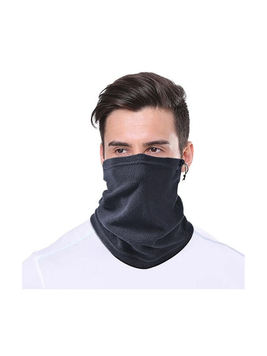 Motorcycle Rider Neck Warmer Fleece Gray Color