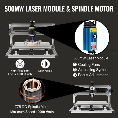 Vevor Laser Engraver Suitable for Acrylic Plexiglass Wood MDF