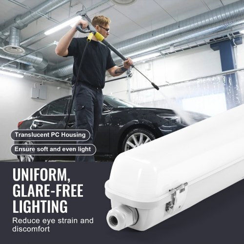 Vevor Lighting Batten with Integrated LED 60W