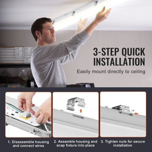 Vevor Lighting Batten with Integrated LED 60W