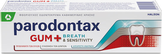 Parodontax Gum+ Breath & Sensitivity Toothpaste for Sensitive Teeth 75ml