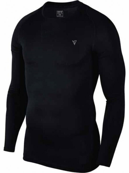 Magnetic North Damen Thermo Langarmshirt Kompression Schwarz