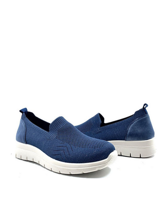 Anatomisch Damen Slip-Ons Blau