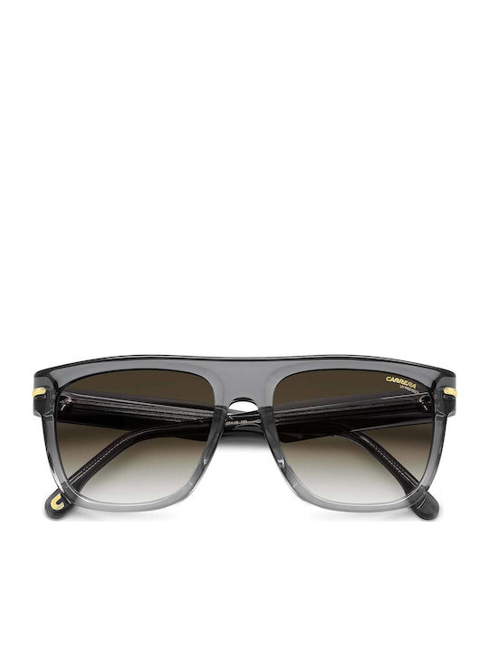 Carrera Men's Sunglasses with Gray Plastic Frame and Gray Gradient Lens 340/S FT3/9K