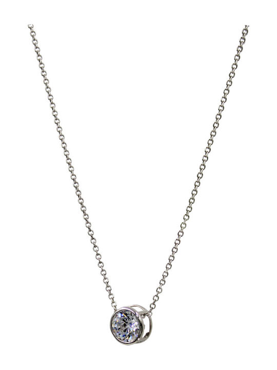 Roloi Kaliamanis Necklace Made of 14K White Gold Roloi Kaliamanis Necklace Made of 14K White Gold