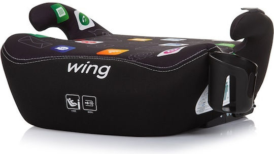 Chipolino Wing Baby Car Seat Booster i-Size with Isofix Black 15-36 kg