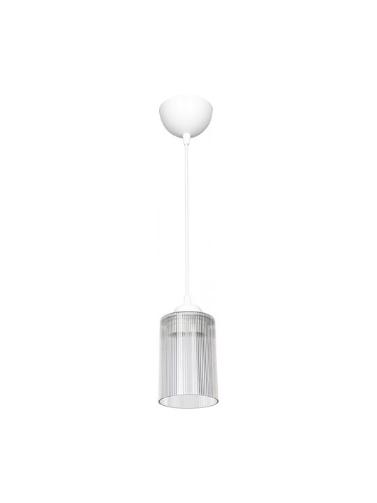 GloboStar Pendant Light White Bell with Socket E27 10x10x77cm