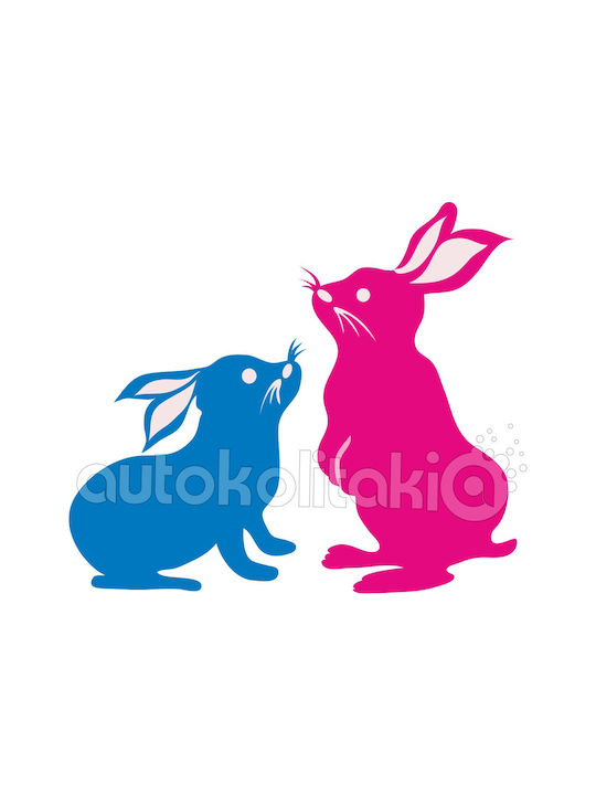 Wandsticker Goldene Hasen