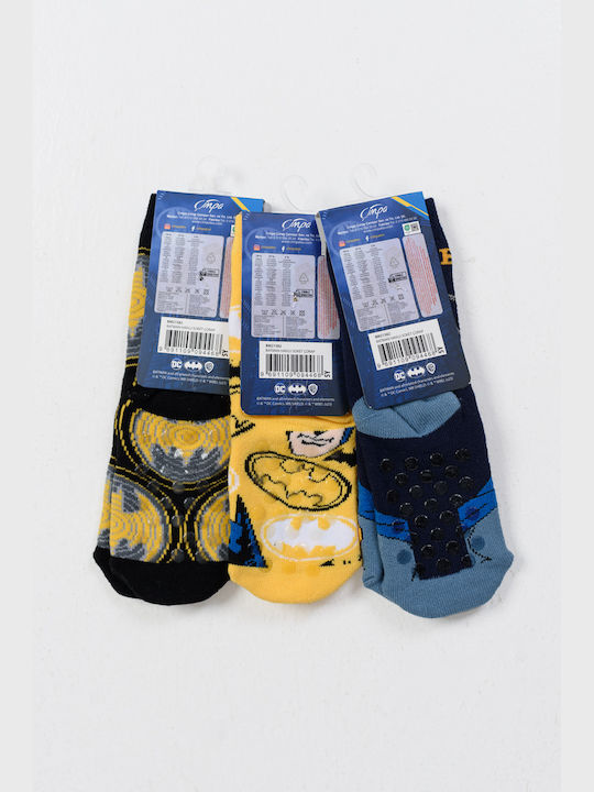 Disney Kids' Socks Non-Slip Multicolor 3 Pairs