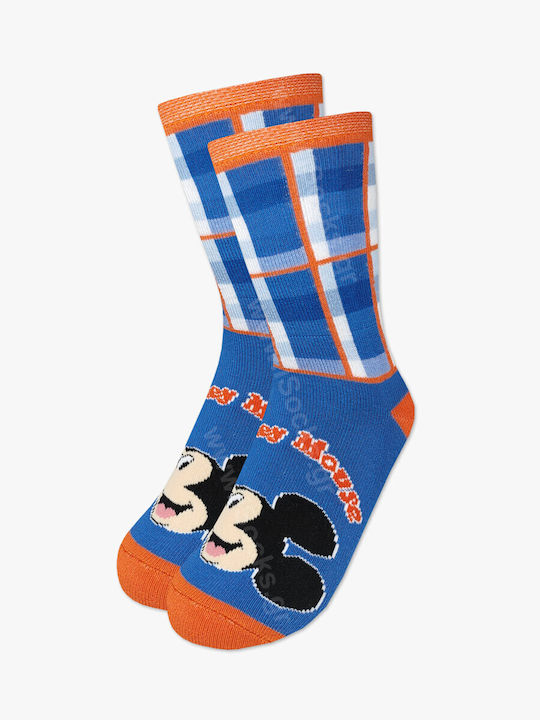 Disney Kids' Socks Non-Slip Light Blue