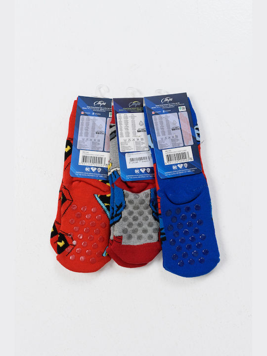 Disney Kids' Socks Non-Slip Multicolor 3 Pairs