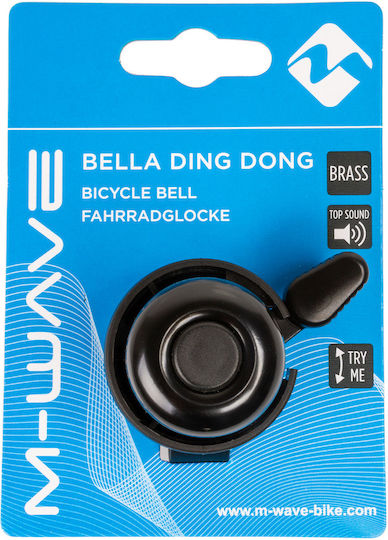 M-Wave Bella Clopot de bicicletă Negru