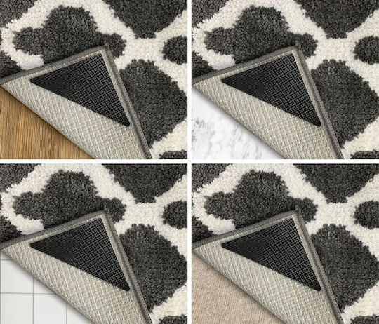 Non-Slip Rug Pads Set of 4 Hyderon
