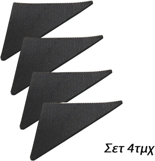 Non-Slip Rug Pads Set of 4 Hyderon