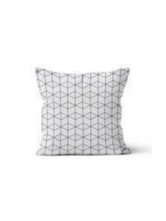 Beauty Home Sofa Cushion from 100% Cotton White 45x45cm.