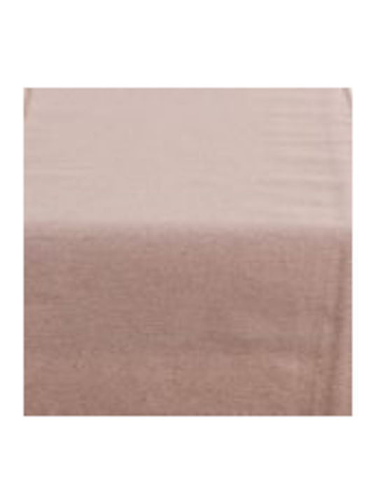 Cotton Runner Plain Fabric Ecru Beauty Home